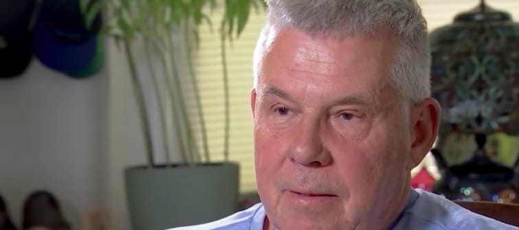 Man speaking on camera.